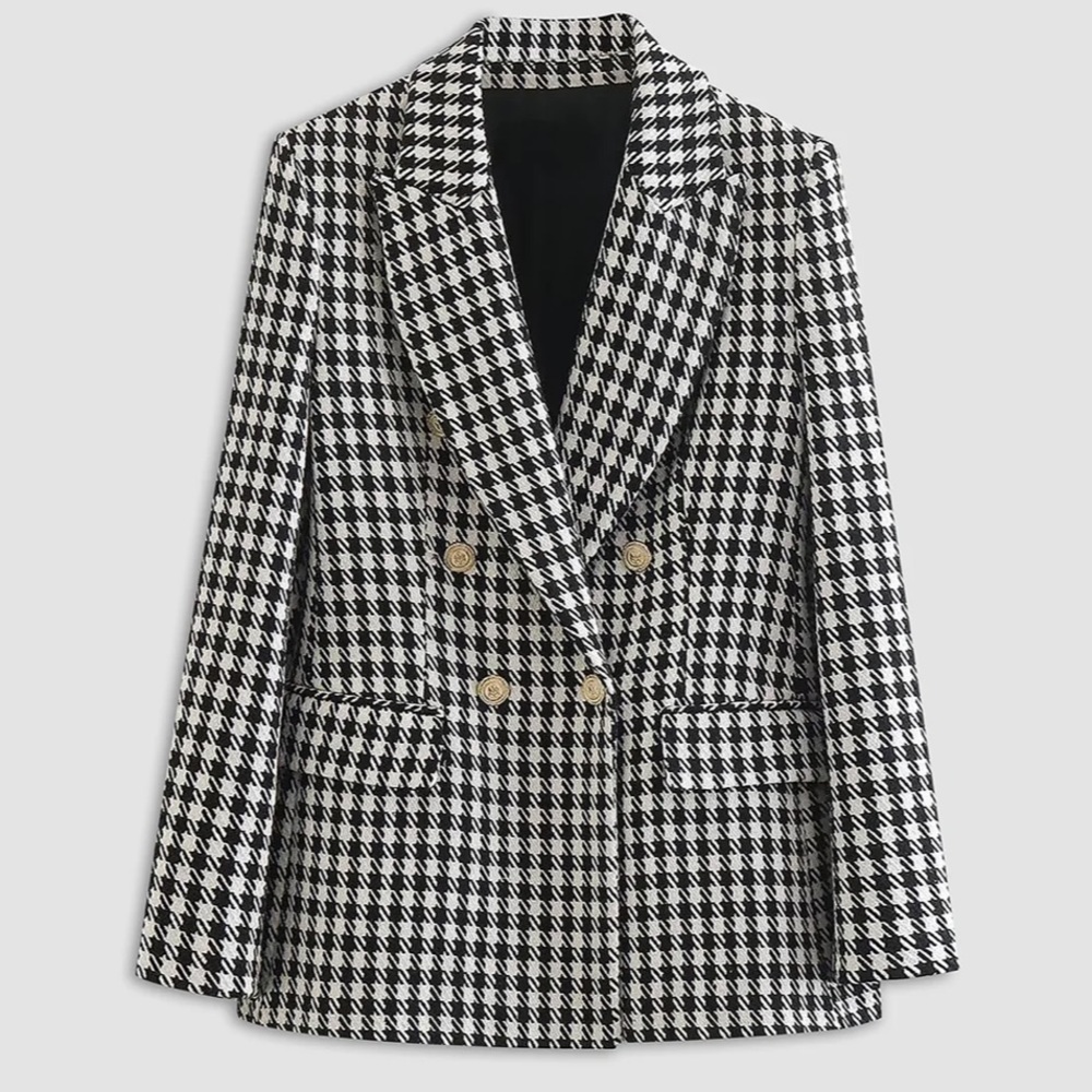 NWT Commense Women’s Houndstooth Blazer
